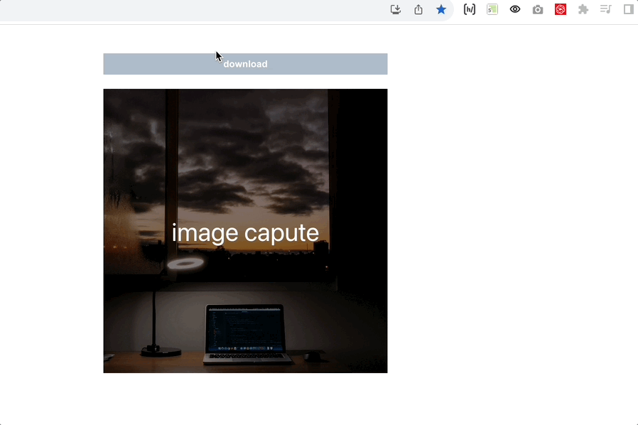 html2canvas image download